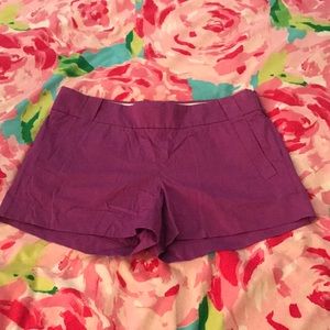 Purple Jcrew shorts